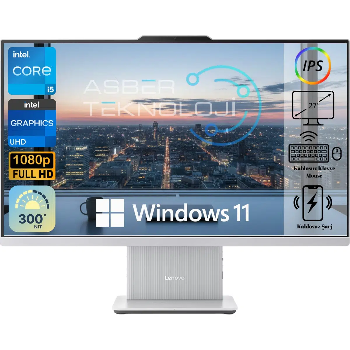 Ideacentre F0HM0045TR 27IRH9 I5-13420H 64GB DDR5-5200MHZ Ram 2tb SSD 27