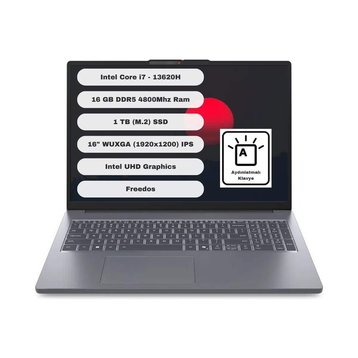 Ideapad Slim 3 16IRH10 Intel Core I7 13620H 16GB 1tb SSD Freedos 16